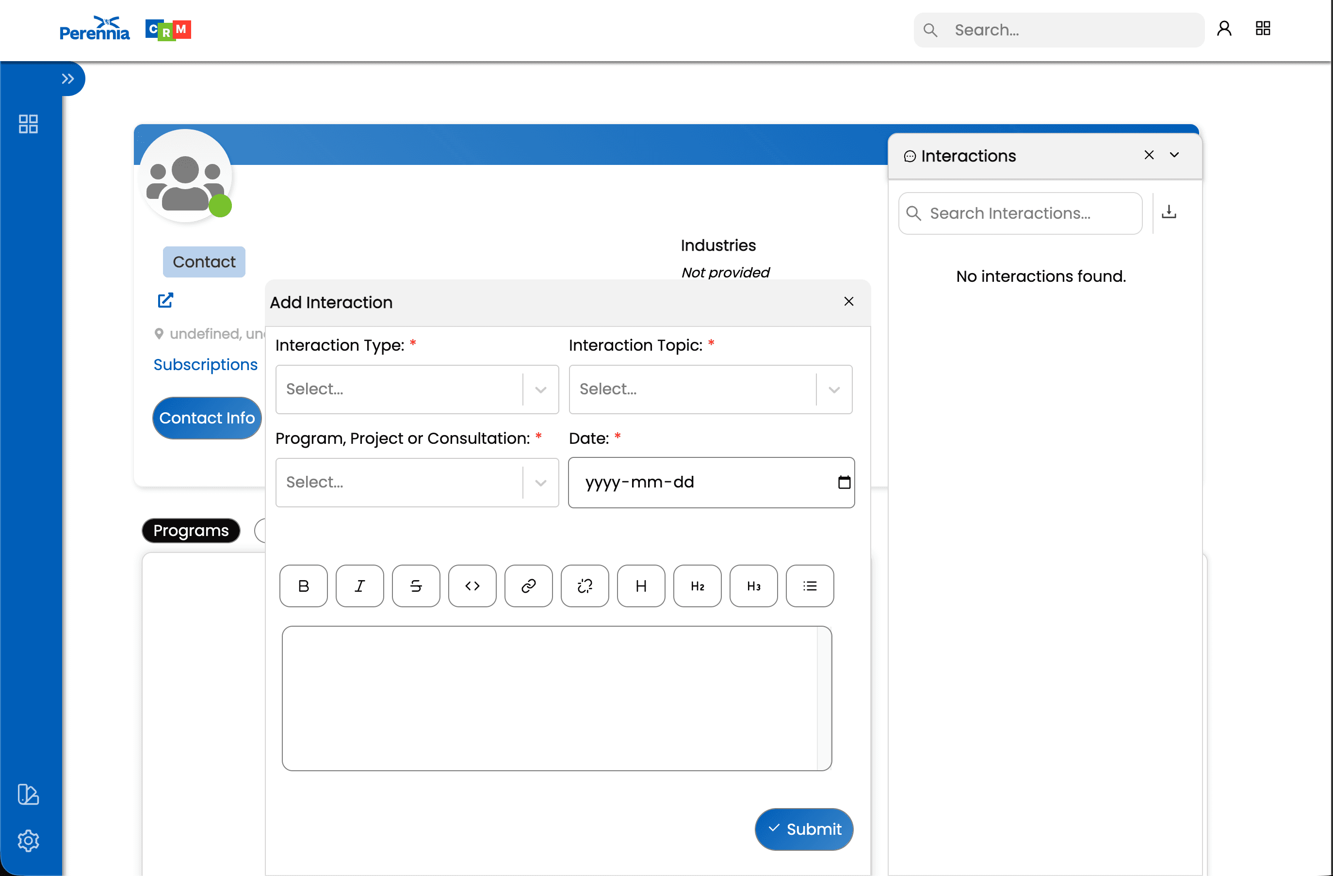 Enterprise CRM Application - 1